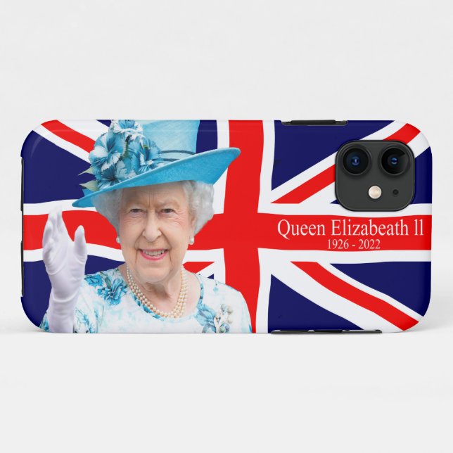Rainha Elizabeth ll capas de iphone (Verso (horizontal))