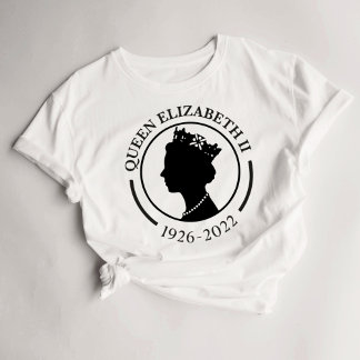 Rainha Elizabeth ll Womens T - Camisa 1926 - 2022