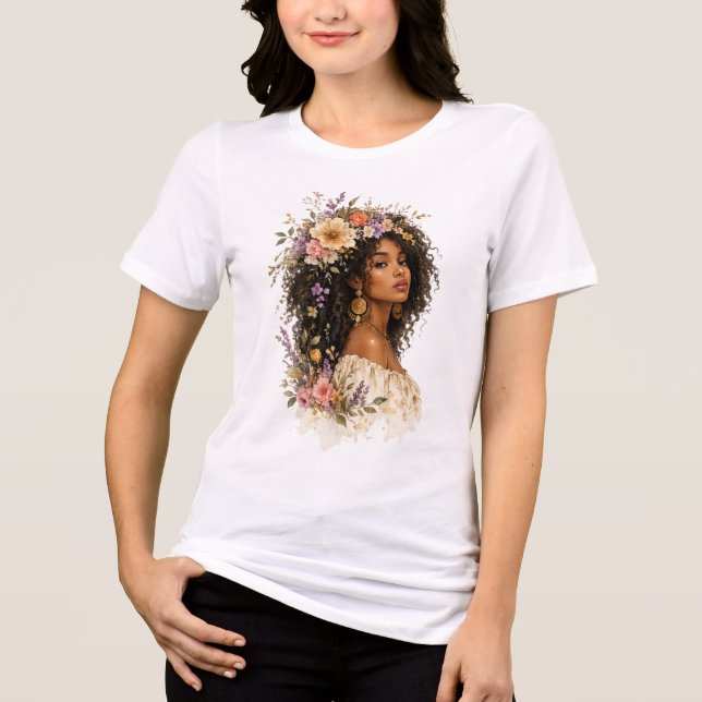 Rainha Floral do Cabelo Crespo (Frente)