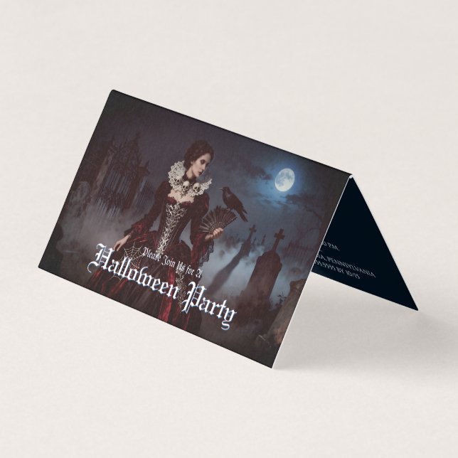 Rainha Gótica em Moonlit Graveyard (Frente)