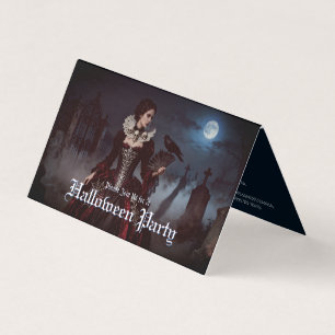 Rainha Gótica em Moonlit Graveyard