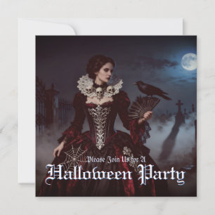 Rainha Gótica em Moonlit Graveyard