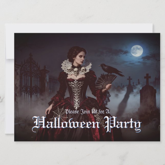 Rainha Gótica em Moonlit Graveyard (Frente)