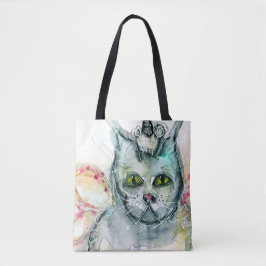 Rainha Kitten Tote Bag