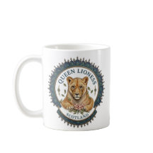 Rainha Leoa. Caneca de Café da Escócia