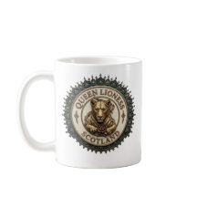 Rainha Leoa. Caneca de Café da Escócia