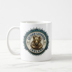 Rainha Leoa. Caneca de Café Irlanda