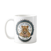 Rainha Leoa. Caneca de Café Irlanda