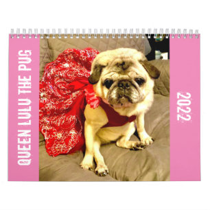 Rainha Lulu, Calendário Pug 2022
