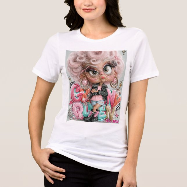 Rainha Mal-Humorada Pink Punk (Frente)