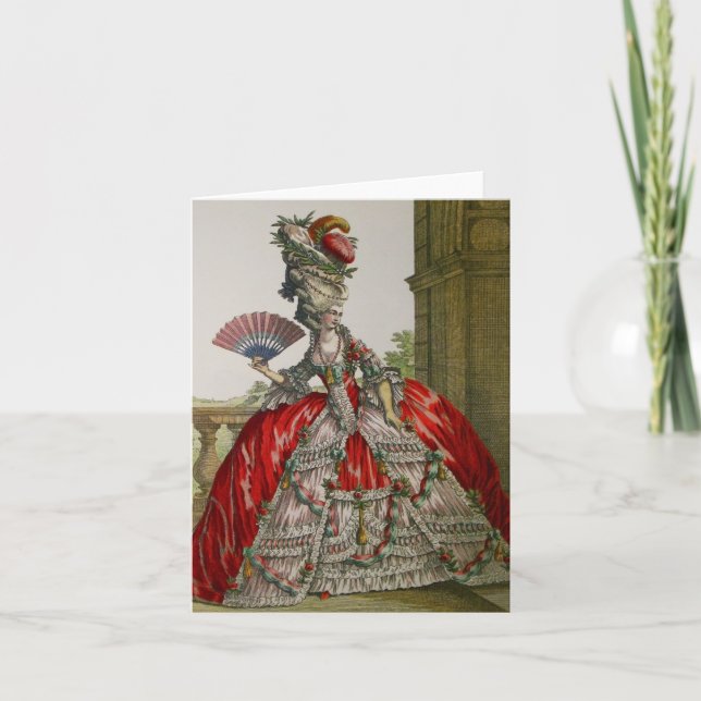 Rainha Marie Antoinette ~ Cartão / Convites (Frente)