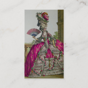 Rainha Marie Antoinette ~ Cartão de visita