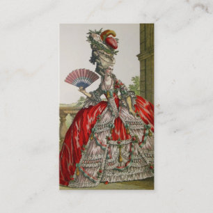 Rainha Marie Antoinette ~ Cartão de visita