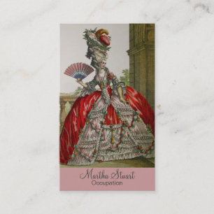Rainha Marie Antoinette ~ Cartão de visita