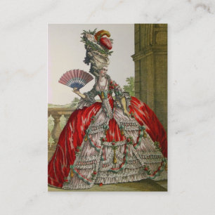 Rainha Marie Antoinette ~ Cartão de visita
