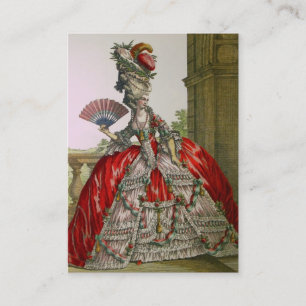 Rainha Marie Antoinette ~ Cartão de visita Grande