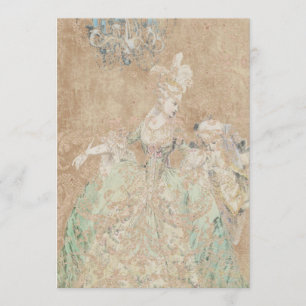 Rainha Marie Antoinette - Convites / RSVP