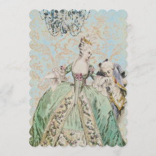 Rainha Marie Antoinette - Convites / RSVP