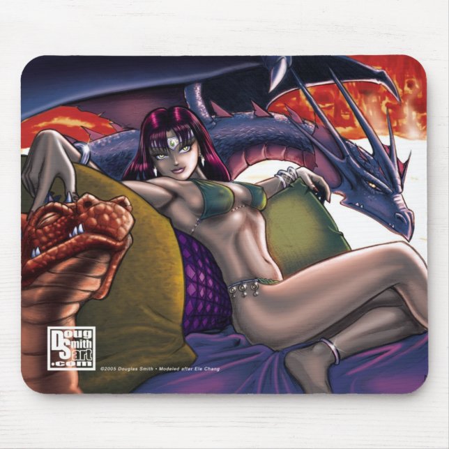 Rainha Mousepad do dragão (Frente)