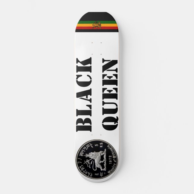 RAINHA NEGRA Skateboard (Frente)