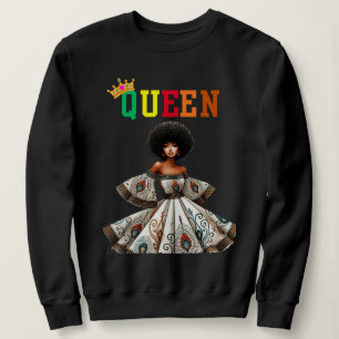 Rainha Nubiana: Voz com Camisa de Suor feminino