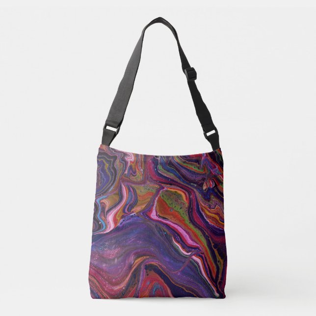Rainha para um Dia 3, Abstrato Tote Bag Psicodélic (Frente)