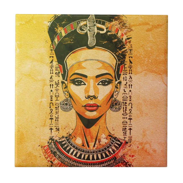Rainha Régia do Egito – Arte Neo-Faraônica Moderna (Frente)