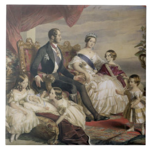 Rainha Victoria (1819-1901) e príncipe Albert