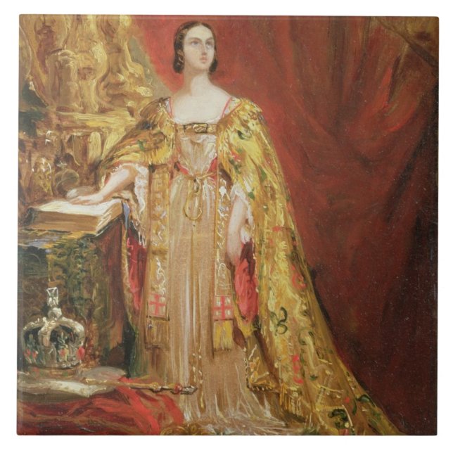 Rainha Victoria (1819-1901) que toma a coroação O (Frente)