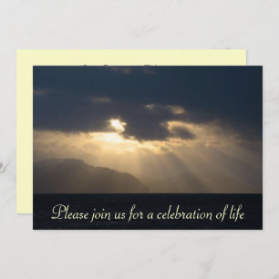 Raio do anúncio da cerimonia comemorativa da luz