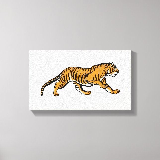 Raio! Sou um Tigre! - arte canvas em destaque (Frente)