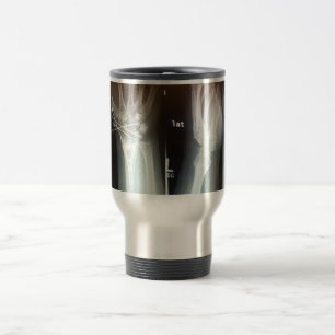 Raio X de aço inoxidável da caneca de viagem