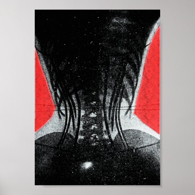 Raio X De Mulher Em Poster De Corset (Frente)