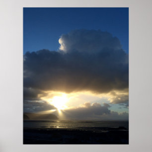 Raios de sol sobre posters de Conwy
