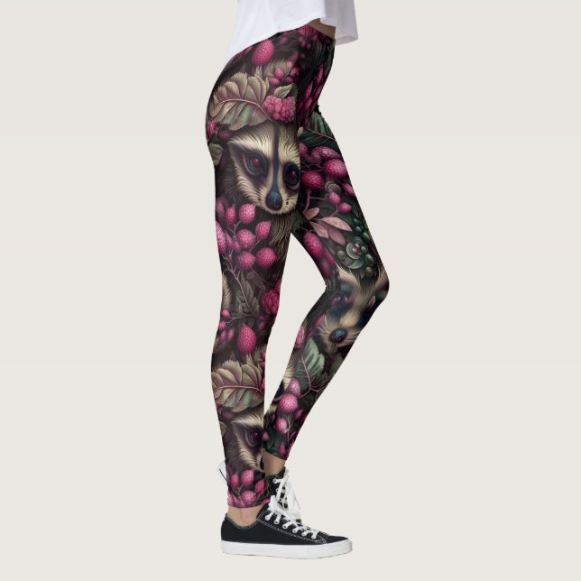 Raios nas leggings de framboesas - Cuta (Direita)
