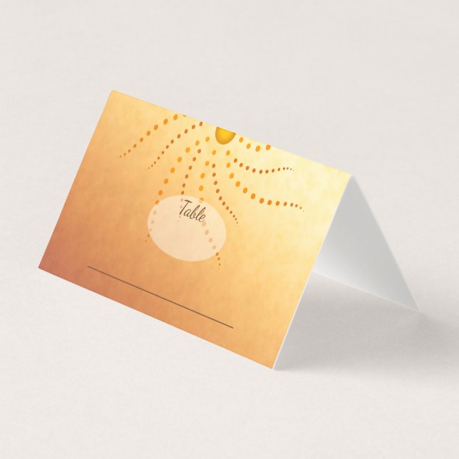 Raios solares de luz solar - casamento mandala (Frente)