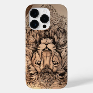 Raiz Majestosa: Lion Impressão Tee