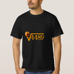 Raiz Quadrada de 4489 – Camiseta de Humor Matemáti