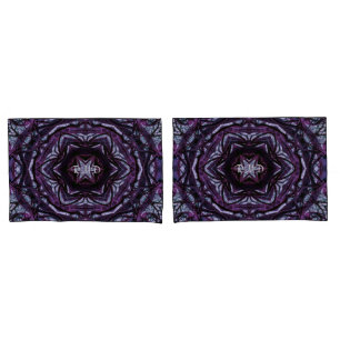 Raízes de Mandala Misteriosa Flores Roxo Magenta