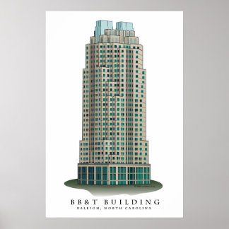 Raleigh BB&T Building Architecture Impressão