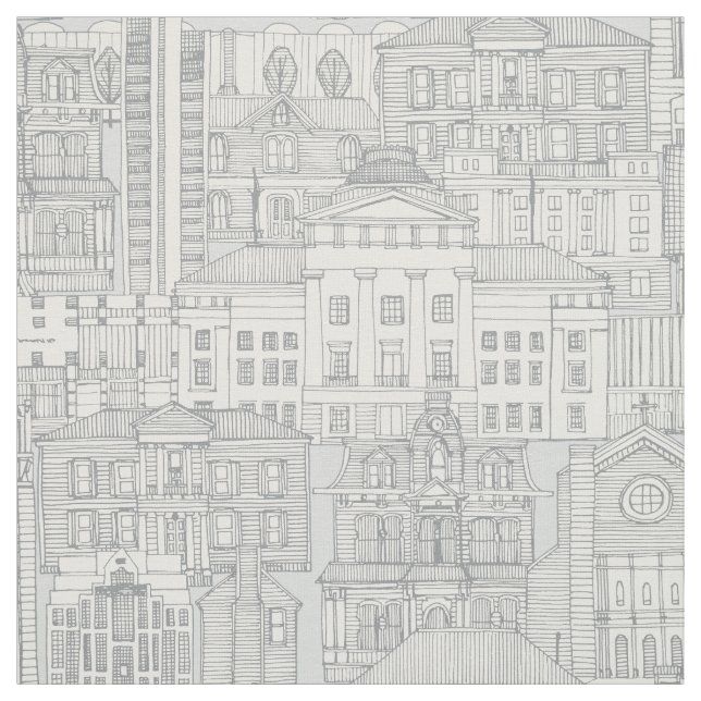 Raleigh NC toile Tecido prata (Modelo)