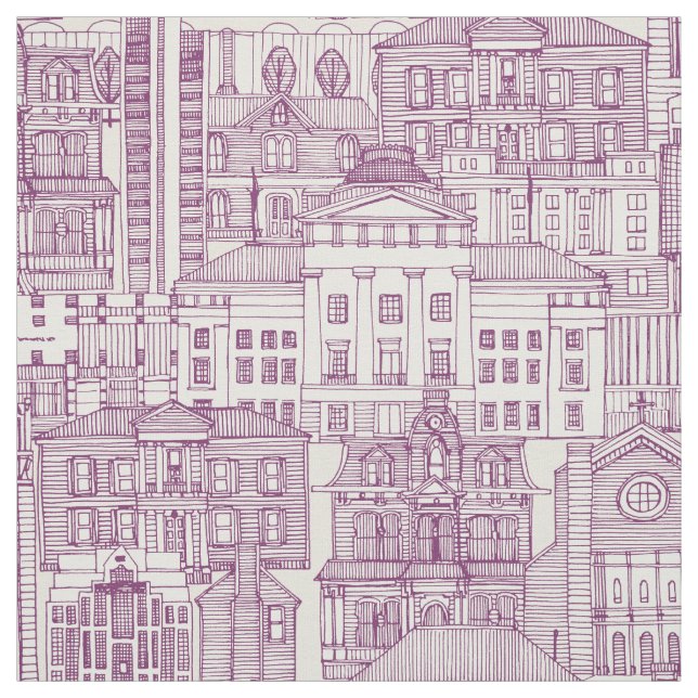 Raleigh NC toile Tecido roxo (Modelo)