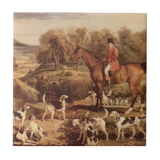 Ralph Lambton e seus Hounds por James Ward (Frente)