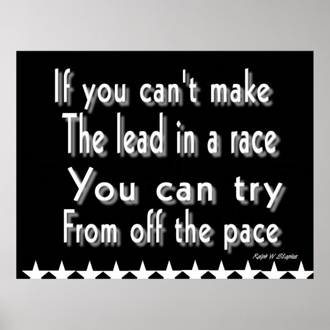 Ralph verbal Staples posters motivacionais (Frente)