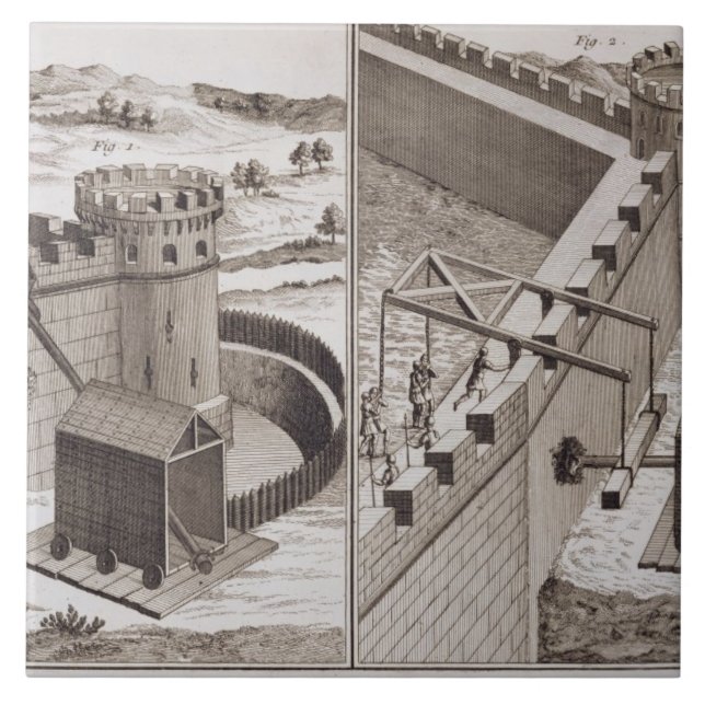 Ram de golpe romanas, 'do DES S de Encyclopedie (Frente)