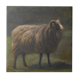 Ram (Male Sheep) na Fazenda (por Rosa Bonheur)