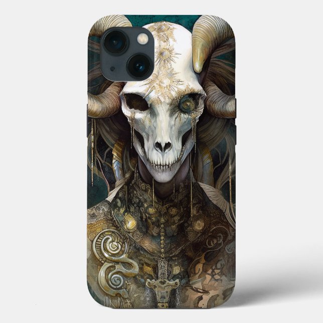 Ram Skull Surreal Fantasy Art (Verso)