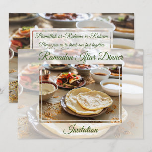 Ramadã Iftar Janta Convite Muçulmano Islâmico