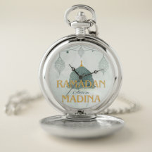 Ramadan ahla em madina Ramadan mubarakPocket Watch