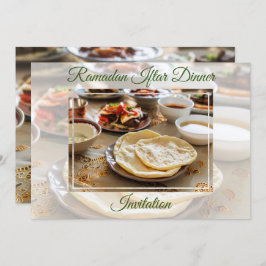 Ramadan Iftar Janta Convite Muçulmano Islâmico